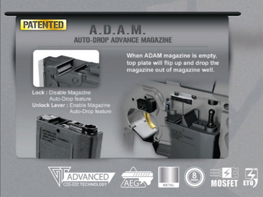 G&G BAMF シリーズ M4 / M16 電動ガン用 90発 スペアマガジン.