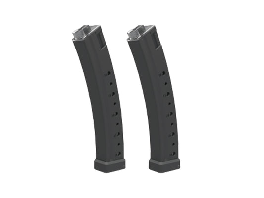 G&G TGM R5 / MP5 シリーズ 電動ガン用 F.C.C.M Windowed 130発 スペアマガジン.