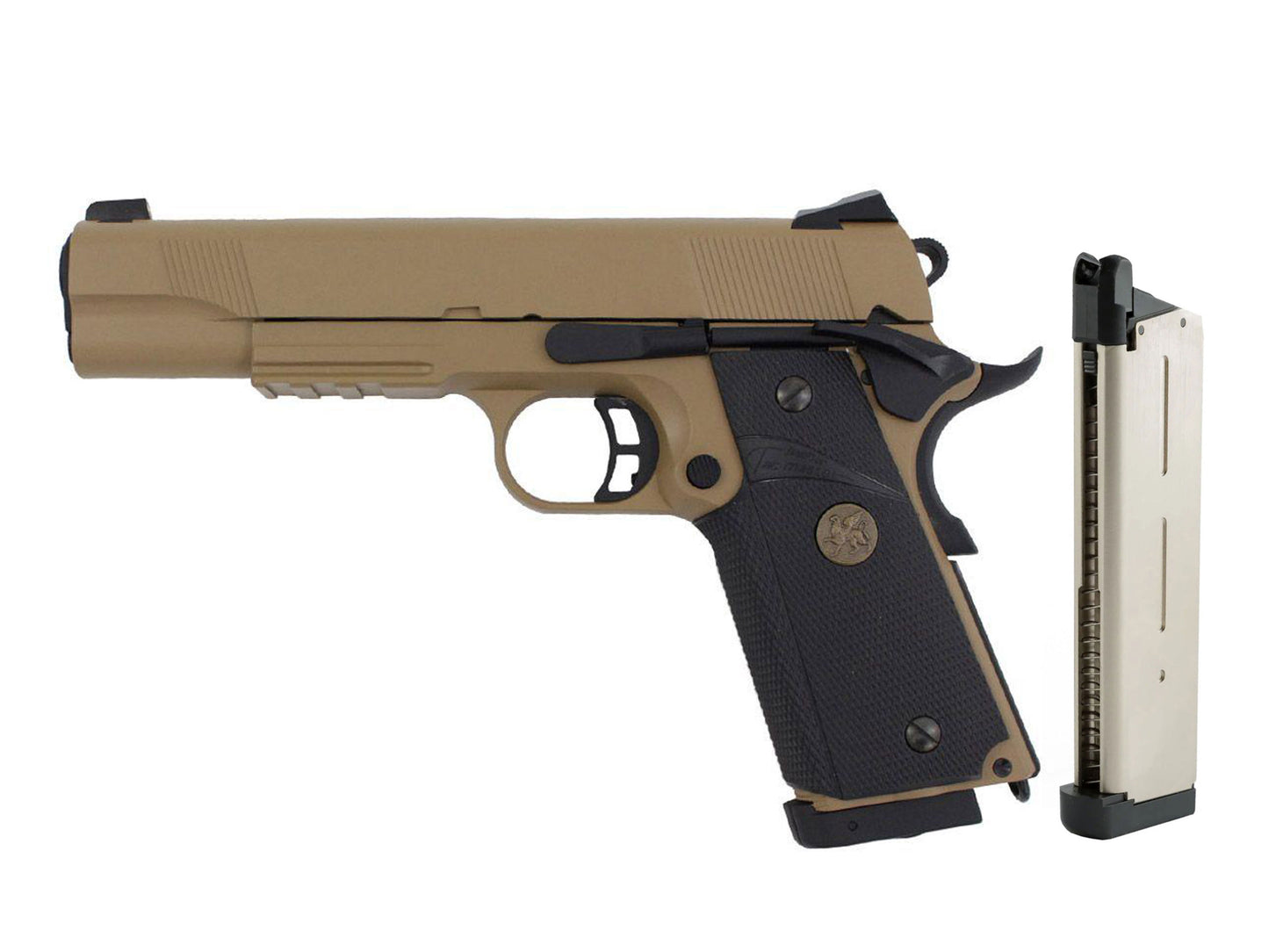 KJ WORKS KP-07 MEU Rail Gas Blowback Handgun Metal Parts Set.( Gas Version )