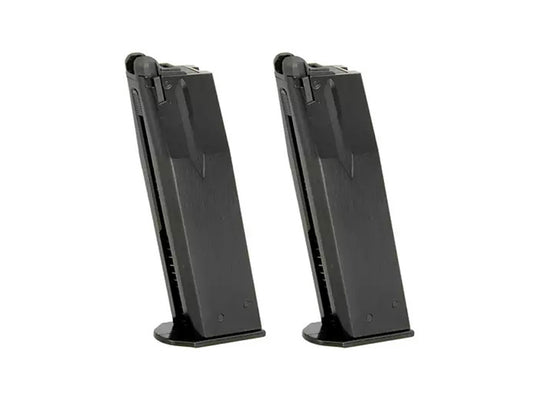 KJ WORKS KP-09 / CZ 75 ガスブローバック 用 24発 ガス スペアマガジン.