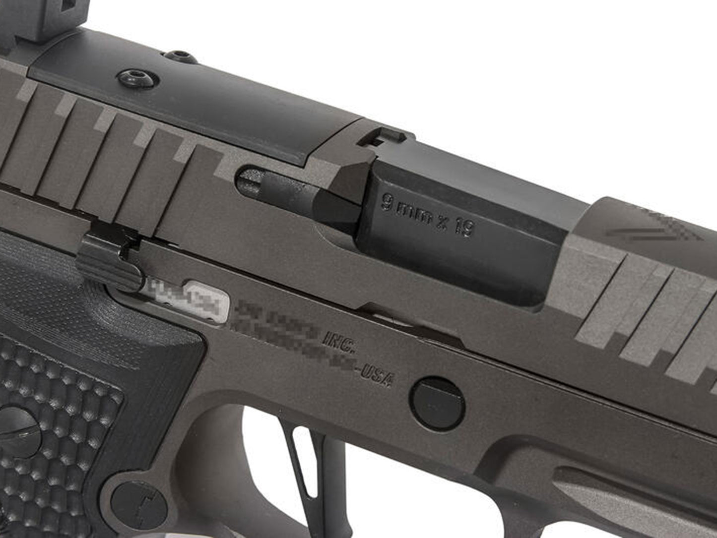 Parabellum P320 AXG Legion Gas Blowback Airsoft Pistol.