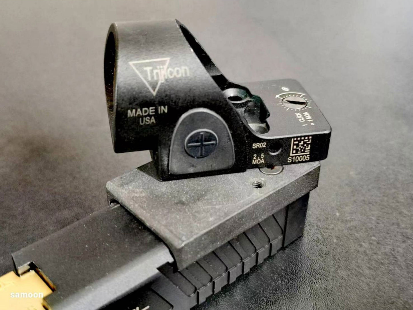 SAMOON | GHK G17 Gen3 / TTI G34 Steel CNC Optic mount base.