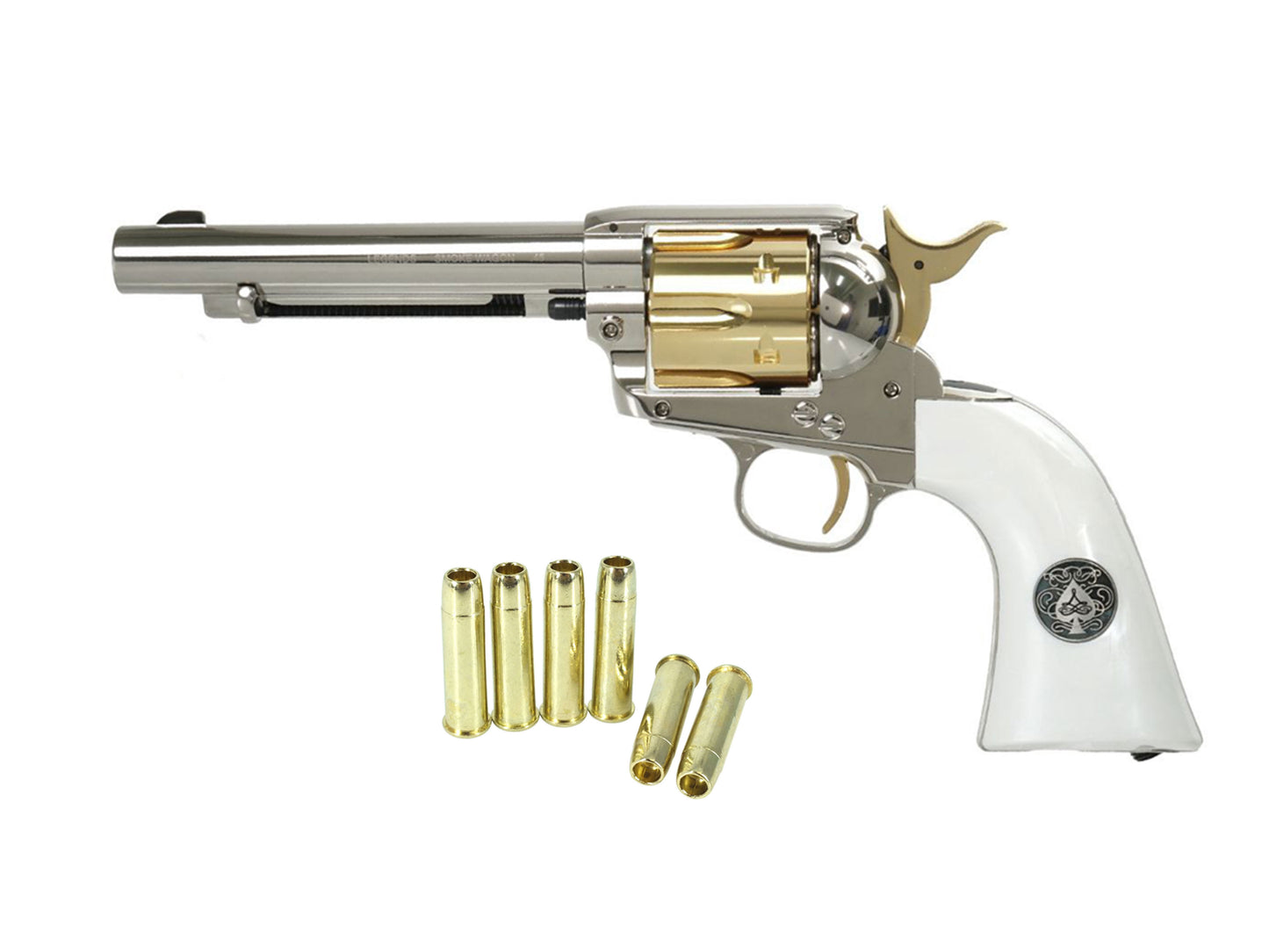 UMAREX COLT SAA .45 Smoke Wagon CO2 Gas Revolver Metal Parts Set.