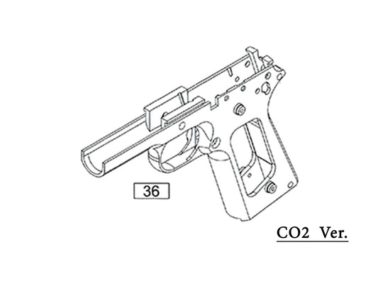 【純正部品】WE 1911 シリーズ ハンドガン パーツ.