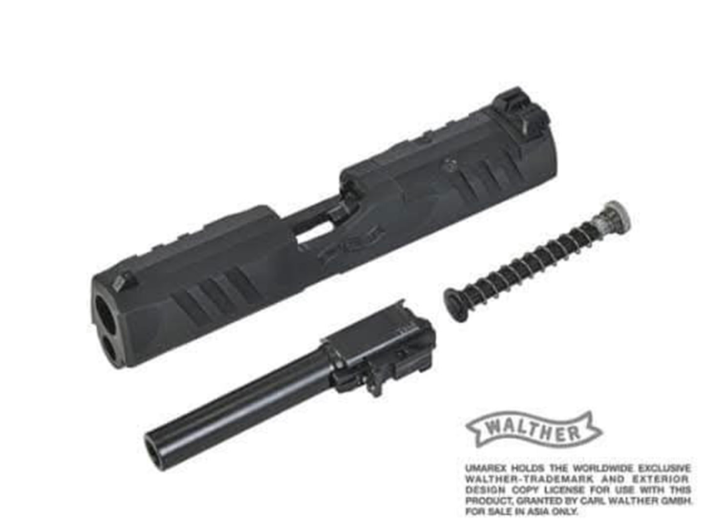Umarex Walther PDP ハンドガン用 CNC スチール スライド & バレル セット.