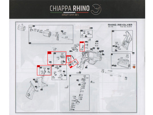 【純正部品】BO CHIAPPA RHINO キアッパ ライノ シリーズ 內部パーツ.