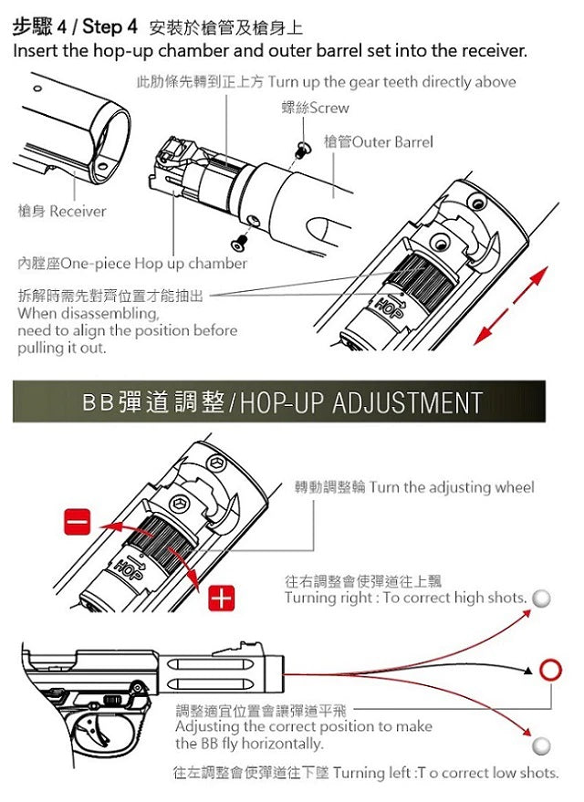 ACTION ARMY AAP-01 アサシン シリーズ 用 アルミ精密HOPチャンバー.