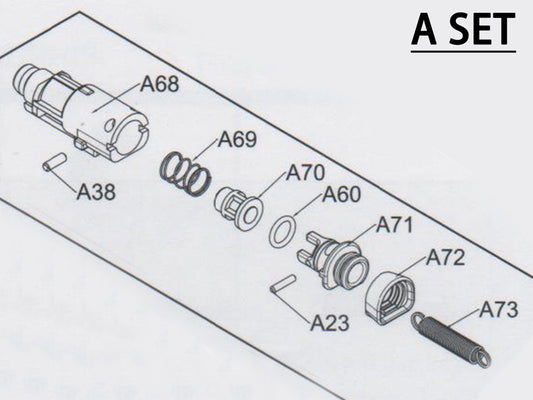 【純正部品】WE CT25 ガスブローバック ハンドガン シリーズ パーツ.