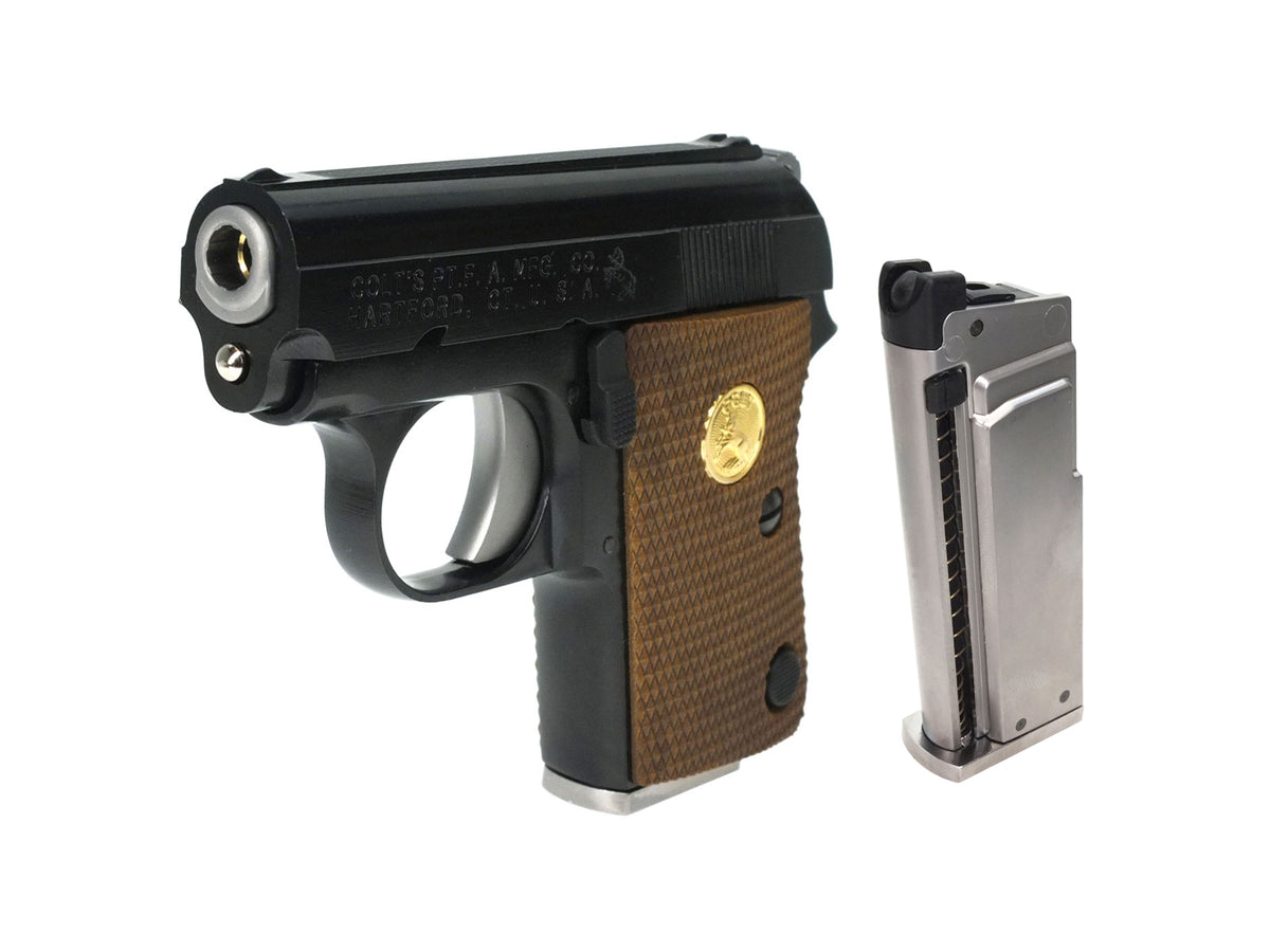 CYBERGUN | COLT 正式ライセンス WE COLT .25 Auto オート コルト ポケット ガスブローバック ハンドガン メタルパーツセット.