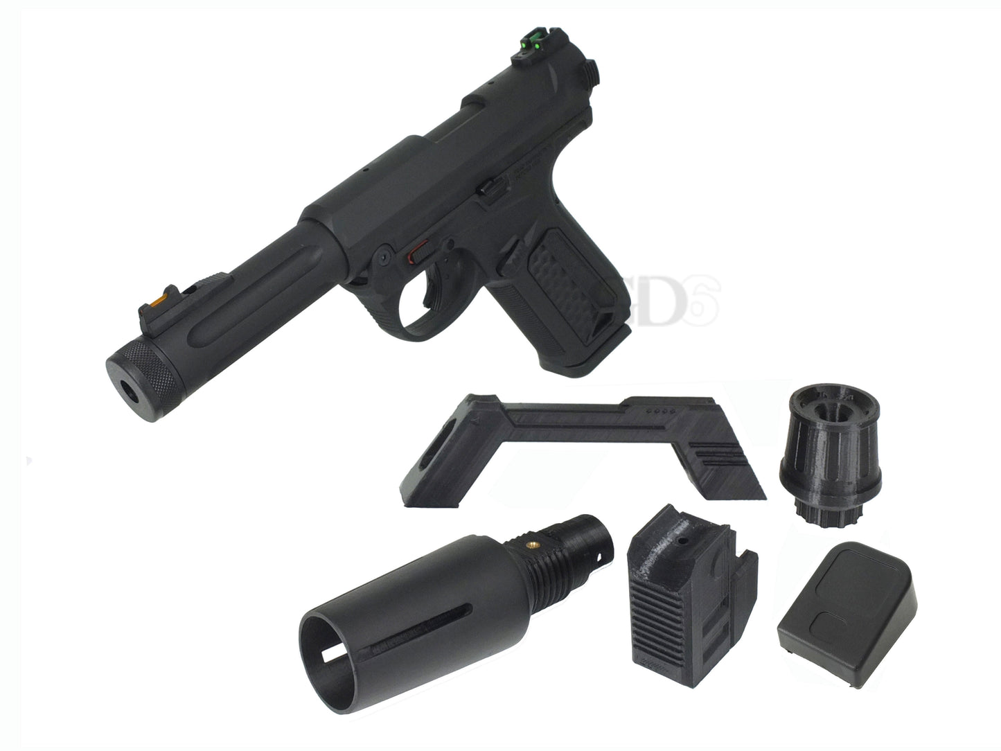 ACTION ARMY AAP-01シリーズ用 RGM-79 MS GM ビームスプレイガン スタイル コンバージョン キット.