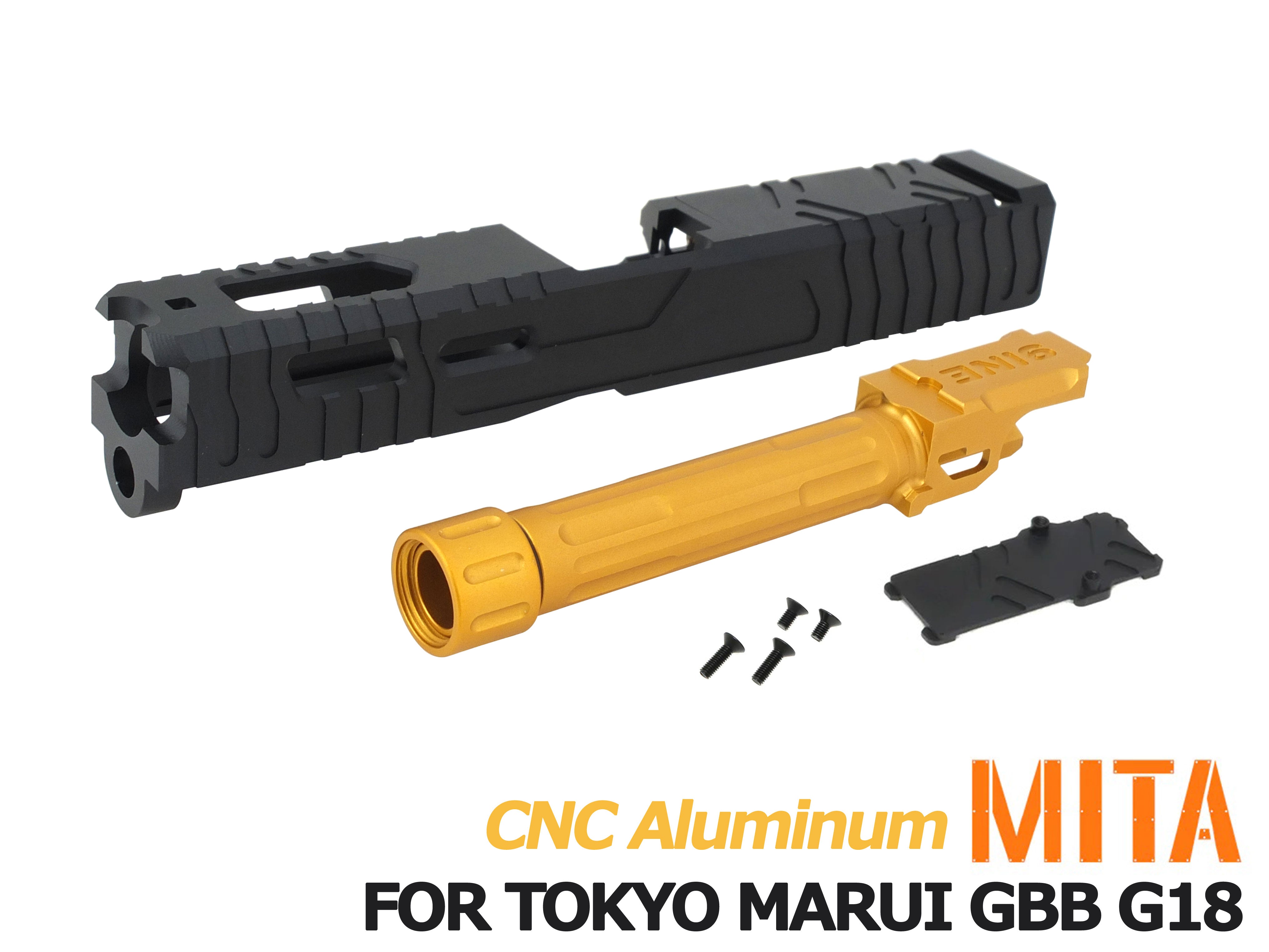 MITA 東京マルイ G19 用 L-STYLE アルミ製 カスタムスライドキット