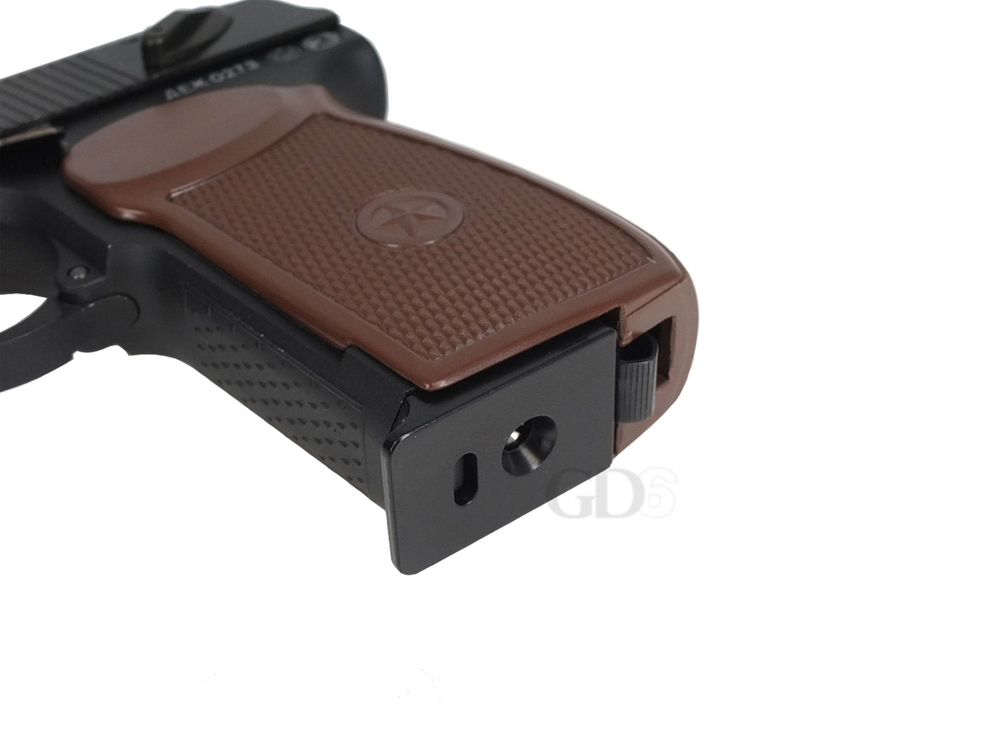 WE マカロフ Makarov PM ガスブローバック シリーズ用 PM スタイル ベークライト調グリップ.