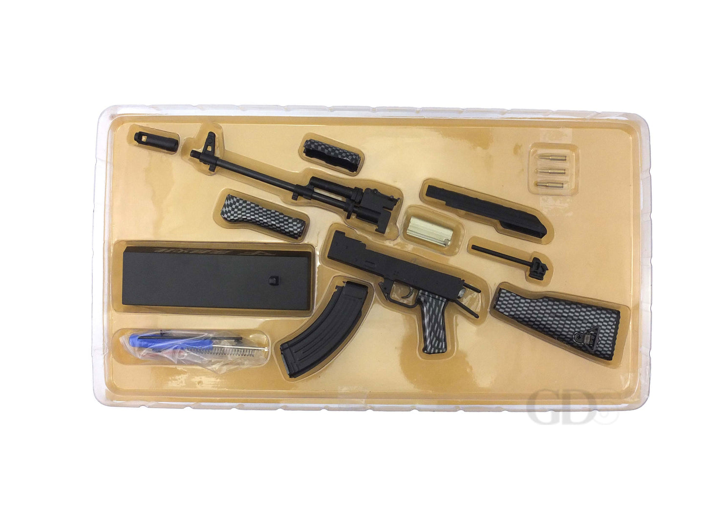 1/3.5 スケール AK47 金属製 ミニモデルガン 組立キット.