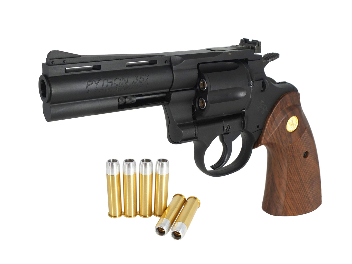 CYBERGUN | COLT Licensed KING ARMS コルト パイソン Python .357 マグナム 4インチ ガスリボルバー バージョンⅡ メタルパーツ セット.