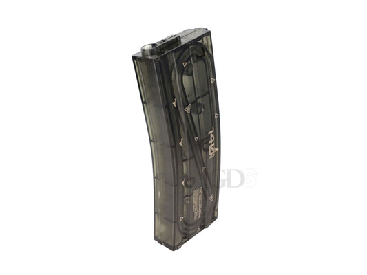 ARES M16・M4 スタンダード 電動ガン用 140連 スプリング式 クリア スペアマガジン. 5本セット.