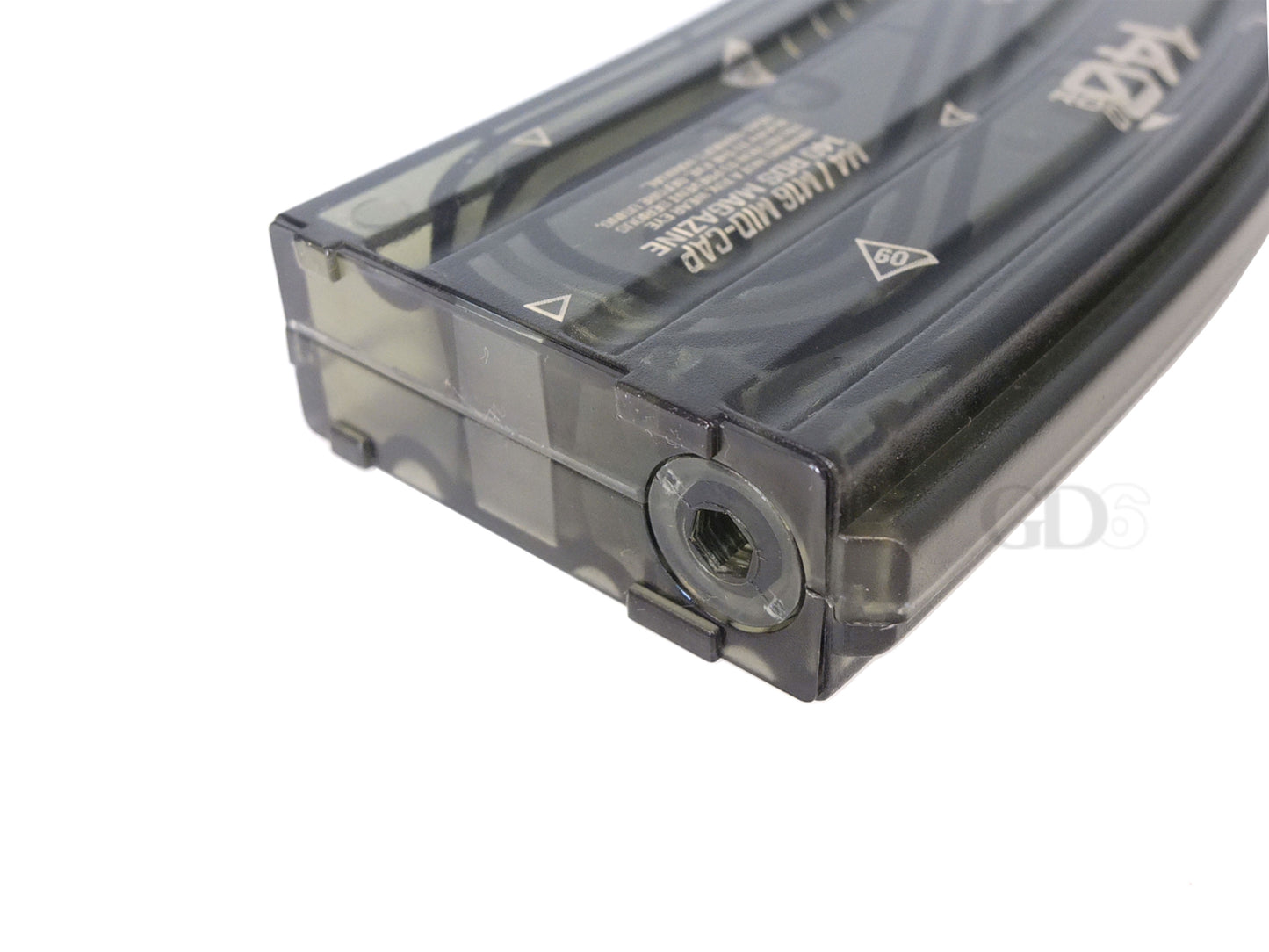 ARES M16・M4 スタンダード 電動ガン用 140連 スプリング式 クリア スペアマガジン. 5本セット.