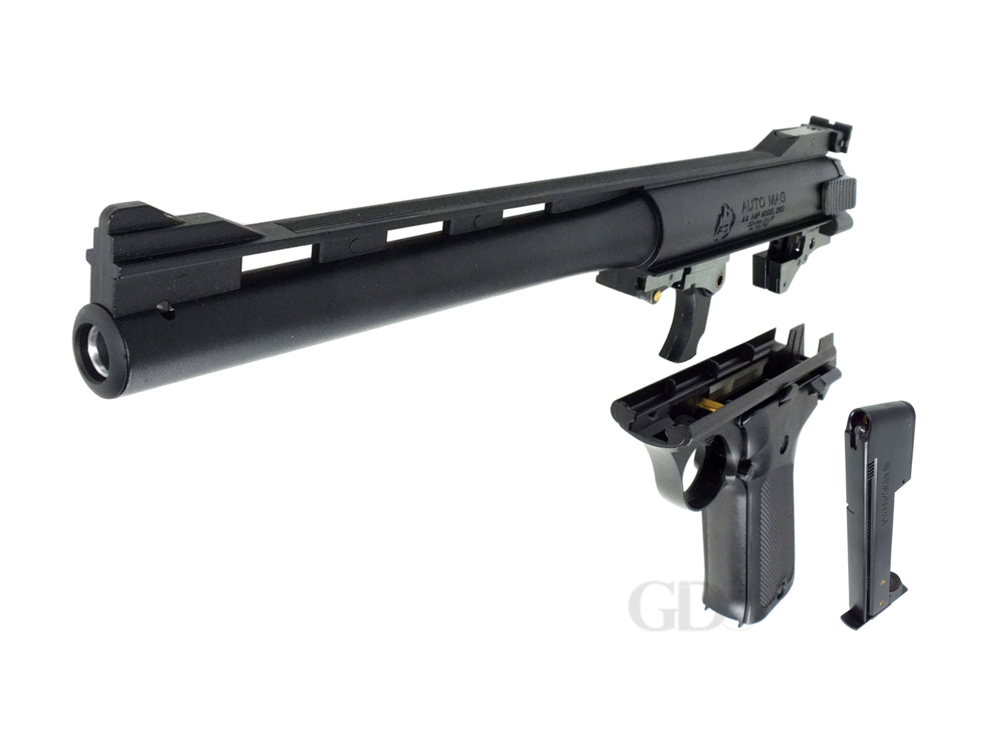 FS 華山 44オートマグ クリント1 固定スライド CO2ガスハンドガン メタルパーツセット.