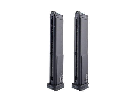 G&G GTP9 / SMC-9 シリーズ ガスブローバック用 50発 軽量 ロングマガジン.