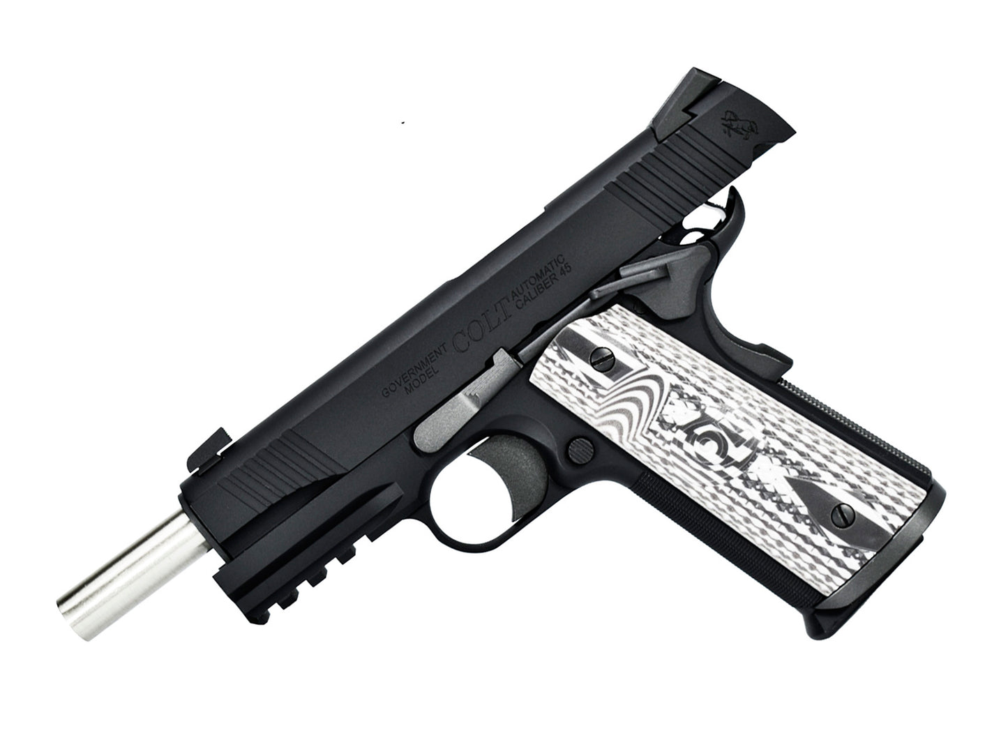 EMG CYBERGUN COLT Licensed コルト M45A1 ガスブローバック ハンドガン メタルパーツ セット.