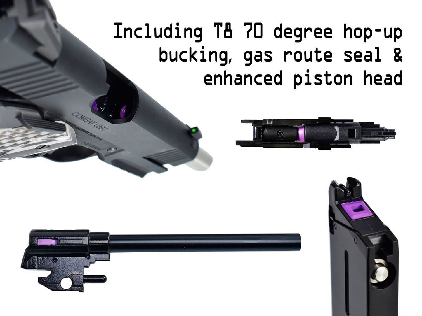 EMG CYBERGUN COLT Licensed コルト M45A1 ガスブローバック ハンドガン メタルパーツ セット.