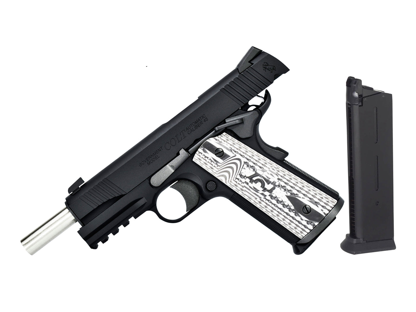 EMG CYBERGUN COLT Licensed コルト M45A1 ガスブローバック ハンドガン メタルパーツ セット.