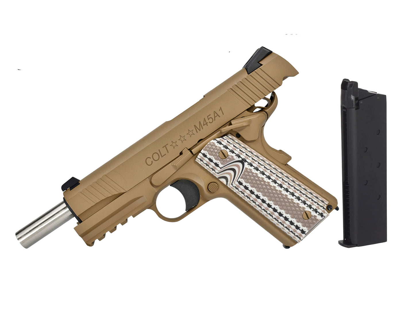 EMG CYBERGUN COLT Licensed コルト M45A1 ガスブローバック ハンドガン メタルパーツ セット.