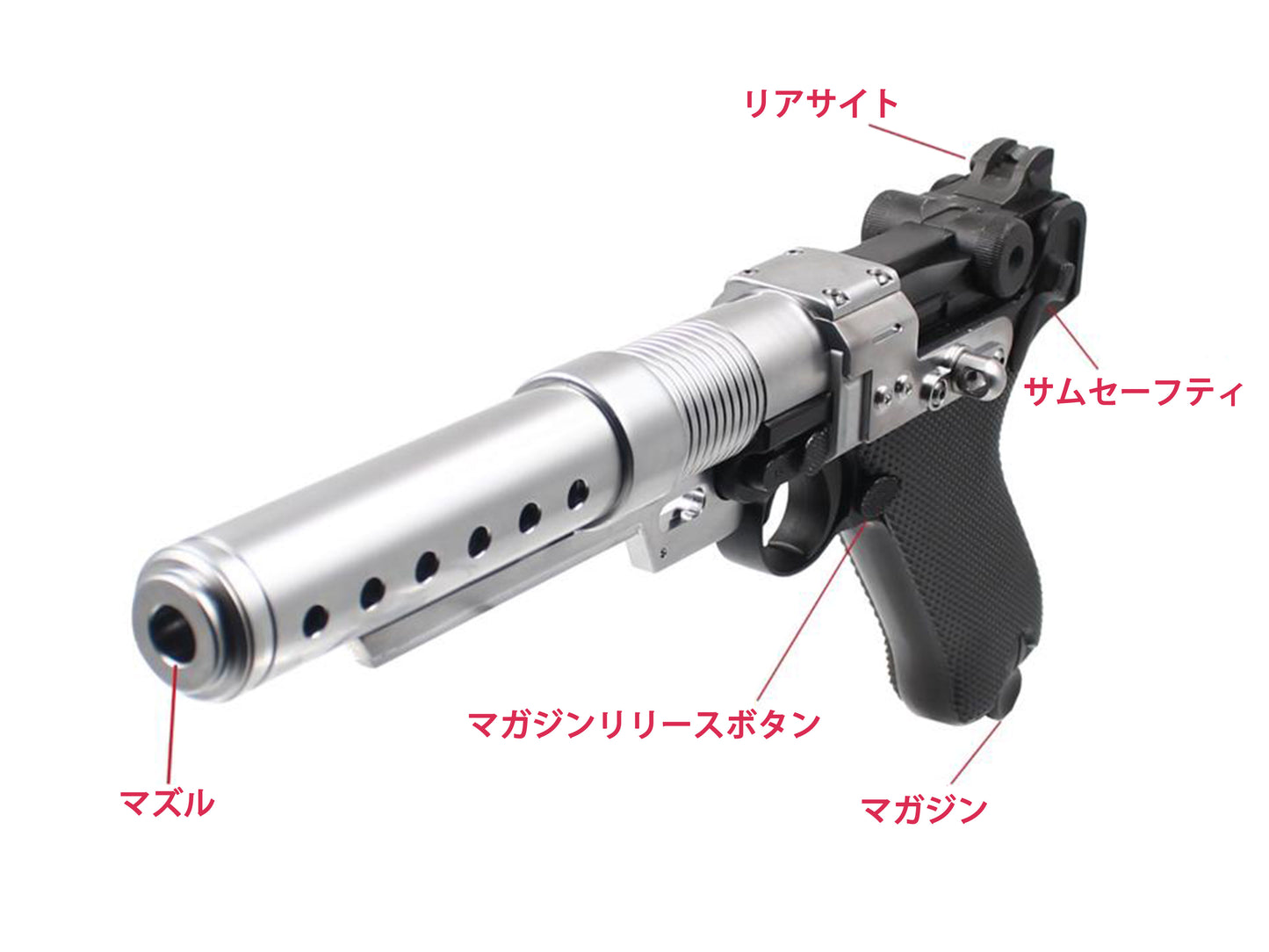 AW CUSTOM スター・ウォーズ A-180 ブラスター ガスブローバック ハンドガン メタルパーツ セット.