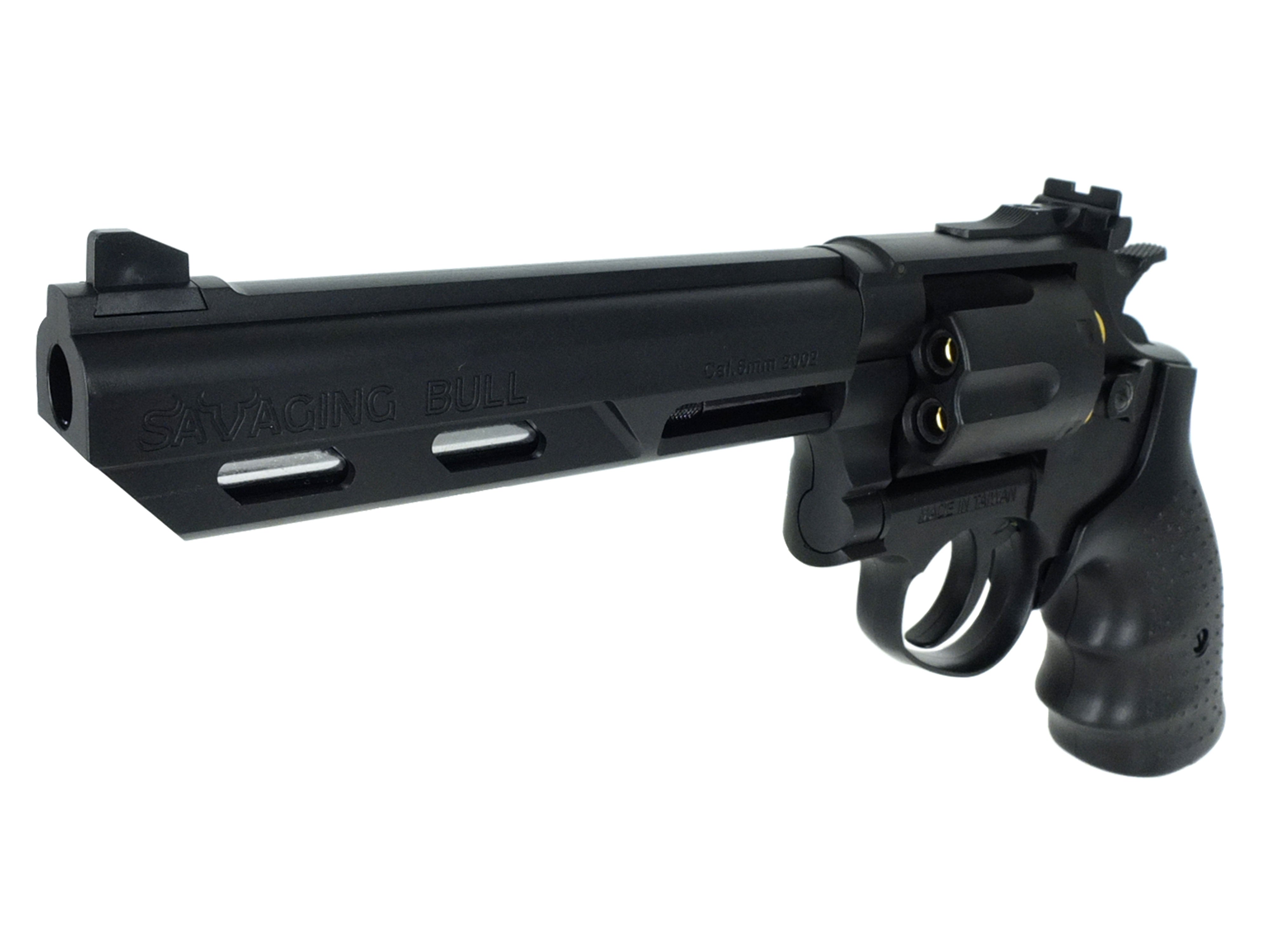安い買いFarsan .357　スイングアウト リボルバー　黒メッキ　2.5インチ　6mmBB　20mmレール　未使用パーツセット フルM (検／S&W M19 M66 ガスガン