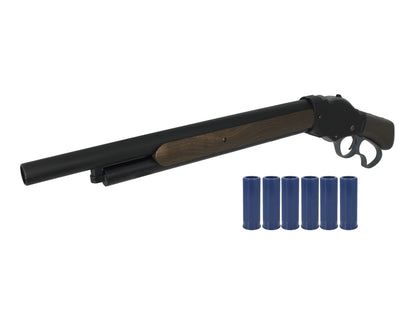 [ GD6-JP カスタム ] UDL ウィンチェスター M1887 6mm BB カスタム ライブシェル式 レバーアクション エアーショットガン.フェイクウッドバージョン.