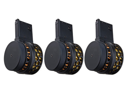 DYTAC X-15タイプ VFC M4 / AR-15 シリーズ ライフル 用 100連 ガスドラム マガジン.