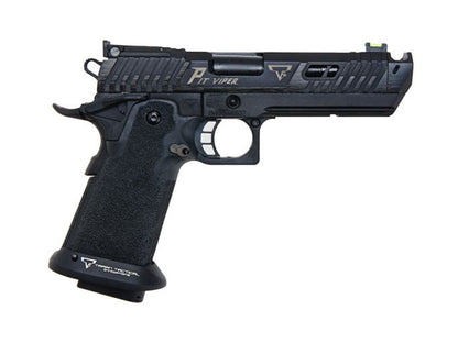 EMG | AW TTI Licensed JW4 2011 オールブラック ピット バイパー Pit Viper ガスブローバック ハンドガン (エアソフト トレーニング ハンドガン).