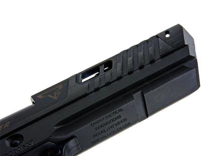 EMG | AW TTI Licensed JW4 2011 オールブラック【 フルオート 】ピット バイパー Pit Viper ガスブローバック ハンドガン (エアソフト トレーニング ハンドガン).