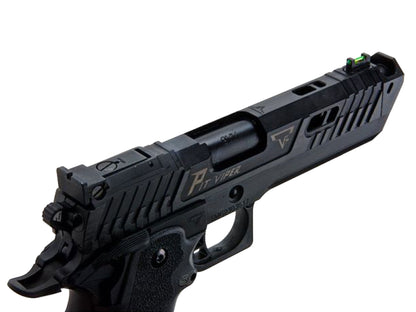 EMG | AW TTI Licensed JW4 2011 オールブラック ピット バイパー Pit Viper ガスブローバック ハンドガン (エアソフト トレーニング ハンドガン).