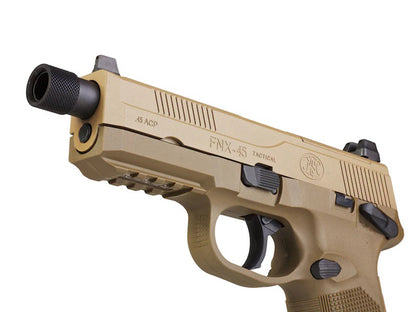 CYBERGUN | FN Herstal Licensed VFC FNX-45タクティカル ガスブローバック ハンドガン.