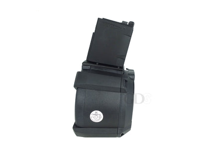 GK TACTICAL Tokyo Marui MWS M4 / AR-15 Series Gas Blowback 400rds Drum Magazine.