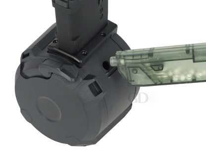 GK TACTICAL Tokyo Marui MWS M4 / AR-15 Series Gas Blowback 400rds Drum Magazine.