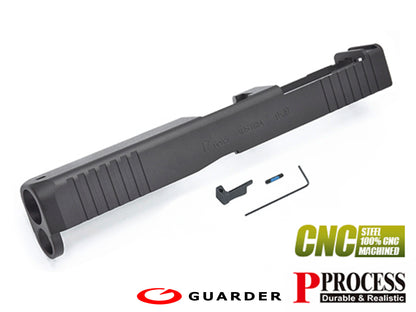 GUARDER 東京マルイ GLOCK 17 Gen5 MOS CNC スチール カスタム スライド.