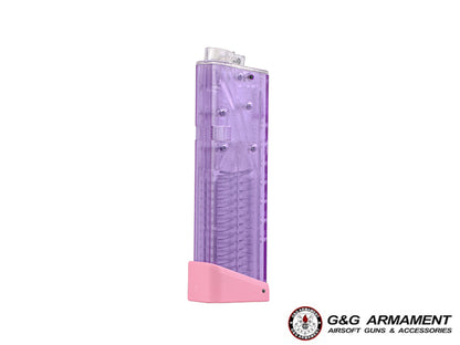 [ 別注色 ] G&G ARP9 電動ガン用 F.C.C.M Transparent 68発 ショートマガジン.