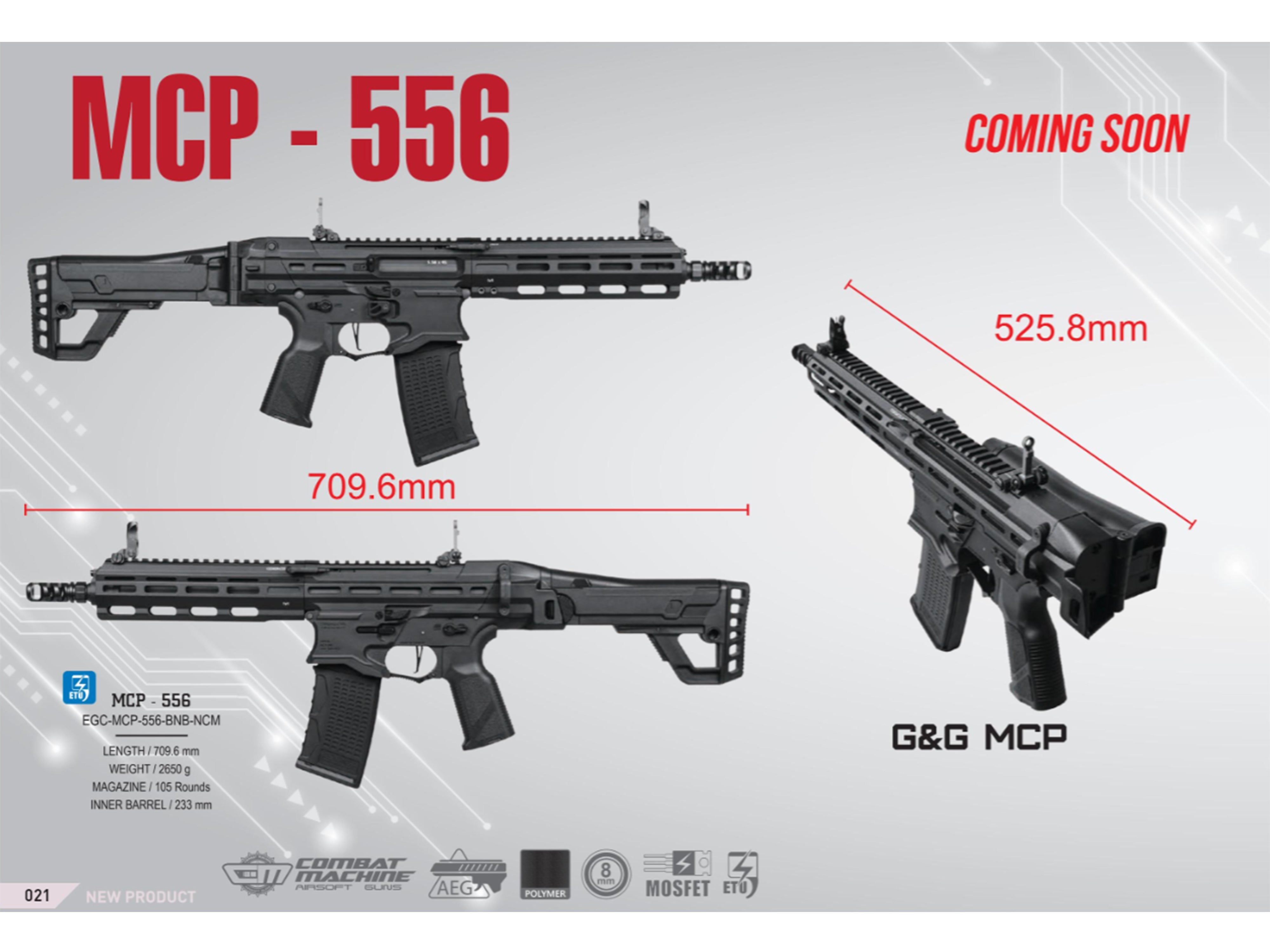 日本仕様] G&G MCP-556 電動ライフル. – GD6-JP