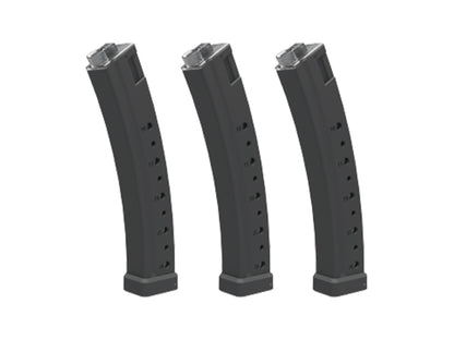 G&G TGM R5 / MP5 シリーズ 電動ガン用 F.C.C.M Windowed 130発 スペアマガジン.