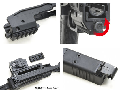 CAA Airsoft MICRO RONI G3 Pistol-Carbine Kit for P320 M17 & M18.