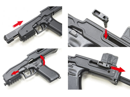 CAA Airsoft MICRO RONI G3 Pistol-Carbine Kit for P320 M17 & M18.