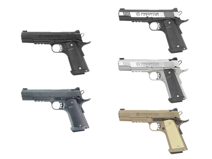 KING ARMS Predator Tactical Shrike 1911 Rail ガスブローバック ハンドガン メタルパーツセット.