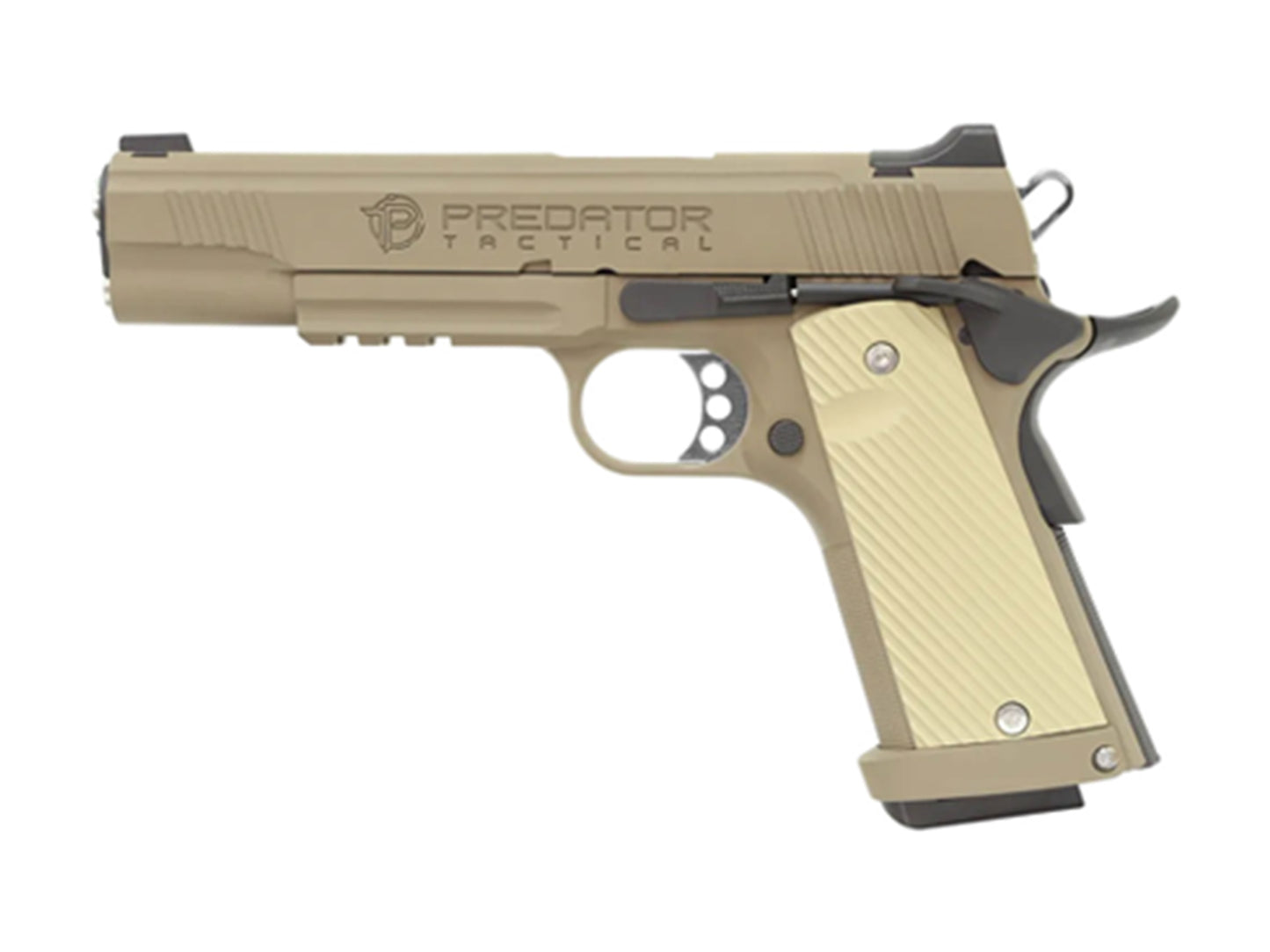 KING ARMS Predator Tactical Shrike 1911 Rail ガスブローバック ハンドガン メタルパーツセット.