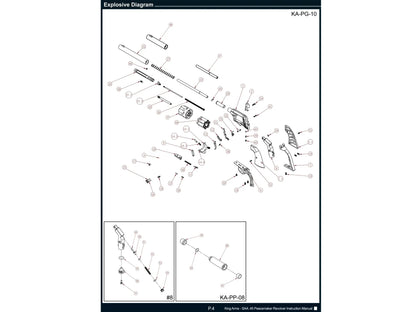 KING ARMS SAA 6INCH Revolver Replacement Part.