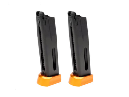 KJ WORKS CZ SHADOW 2  シリーズ 用 26発 ガスブローバック CO2スペアマガジン.(OR)