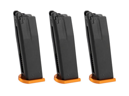 KJ WORKS CZ SHADOW 2 シリーズ 用 26発 ガスブローバック スペアマガジン.(OR)