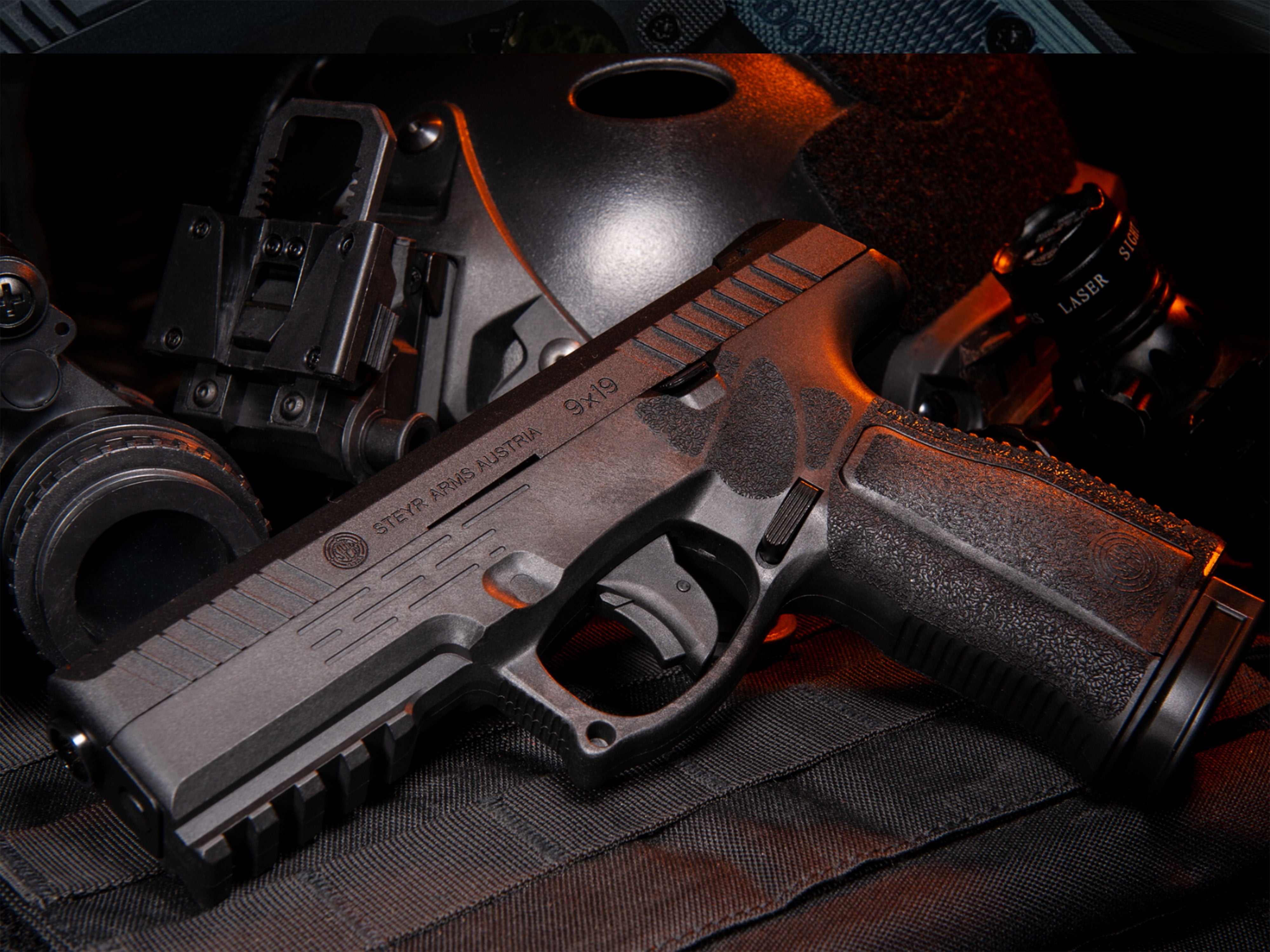 ASG | KJ WORKS ステアー STEYR ARMS L9-A2 ガスブローバック ハンドガン. – GD6-JP