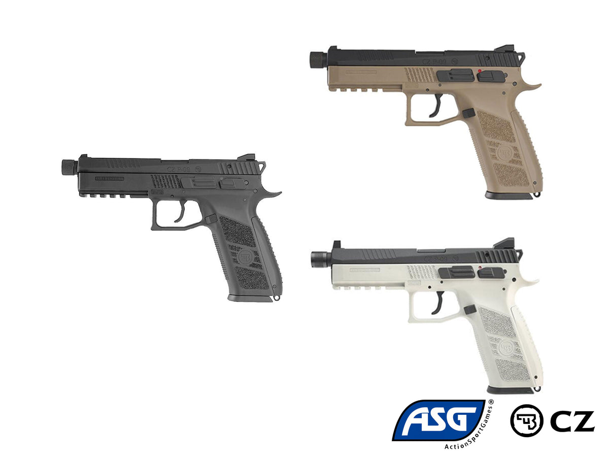 KJ WORKS CZ P-09 Duty ガスブローバック ハンドガン.