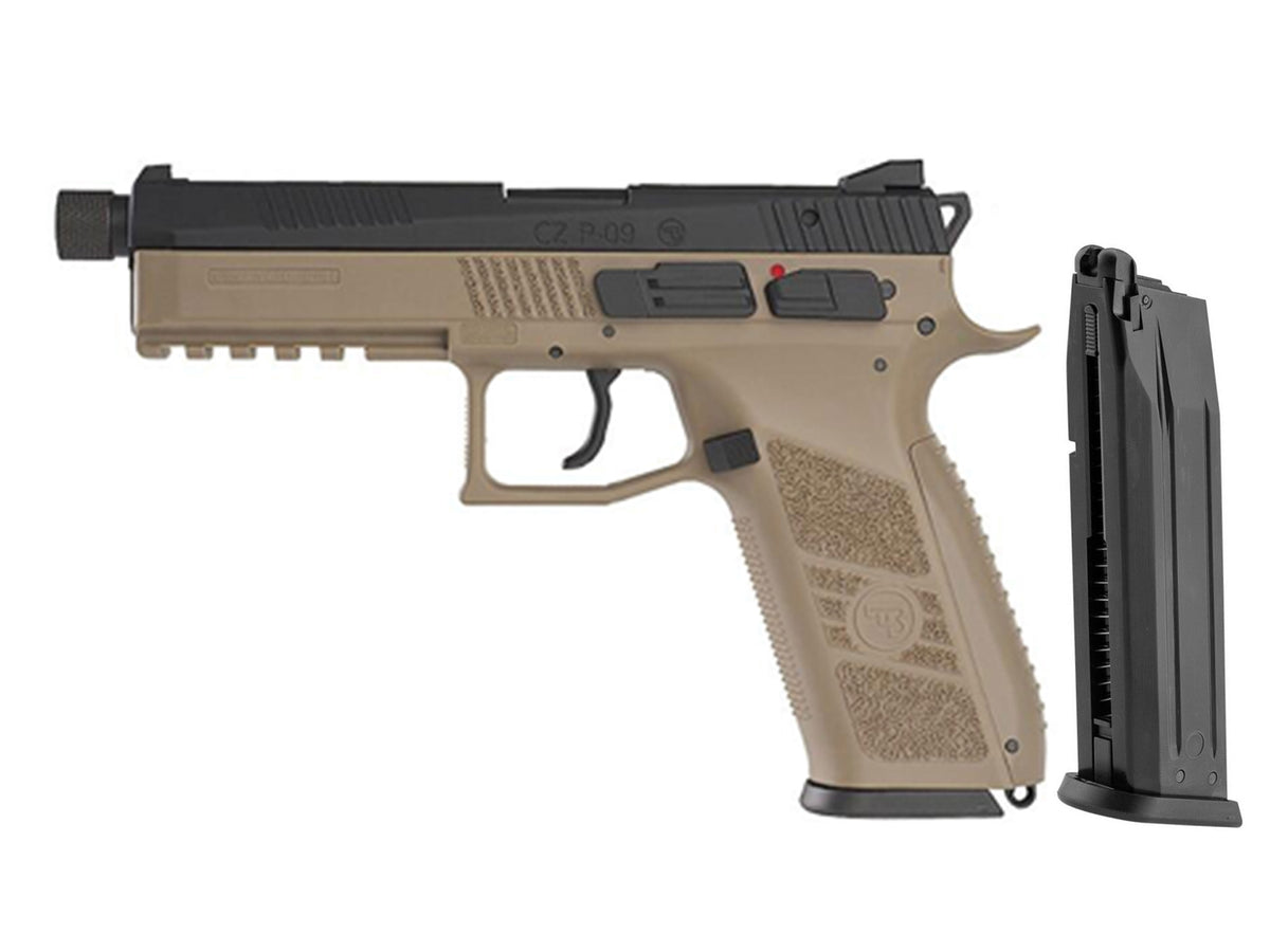 KJ WORKS CZ P-09 Duty ガスブローバック ハンドガン.